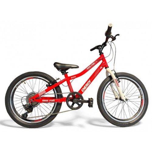 Energy Bike Fun 20” - Red White - 7 Speed