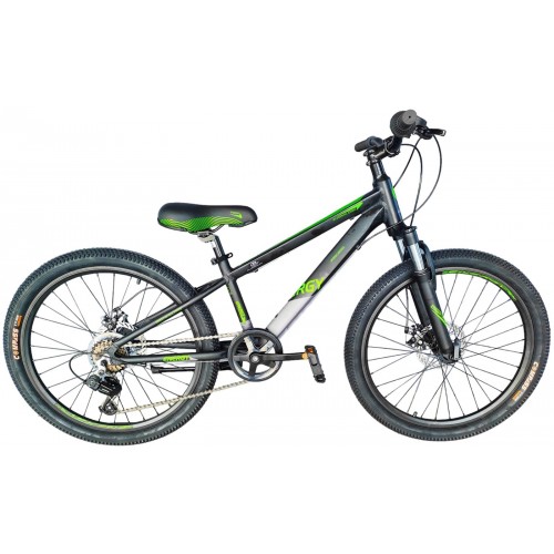 Energy Enigma 24” Disc Alloy Midnight Black ’n’ Green Matt με Lock Out