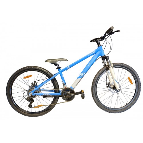 Energy Enigma 26” Disc Alloy Hellenic Blue ’n’ White Matt 14” με Lock Out