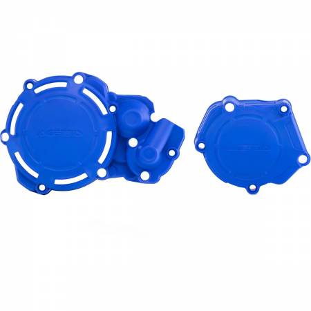 Clutch-Ignition Cover Protection X-Power Yamaha YZ 250 06-20, Blue